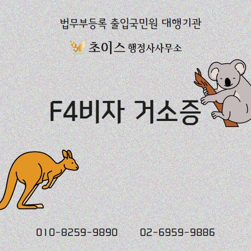외국인 거소증 빠른 접수 발급 1