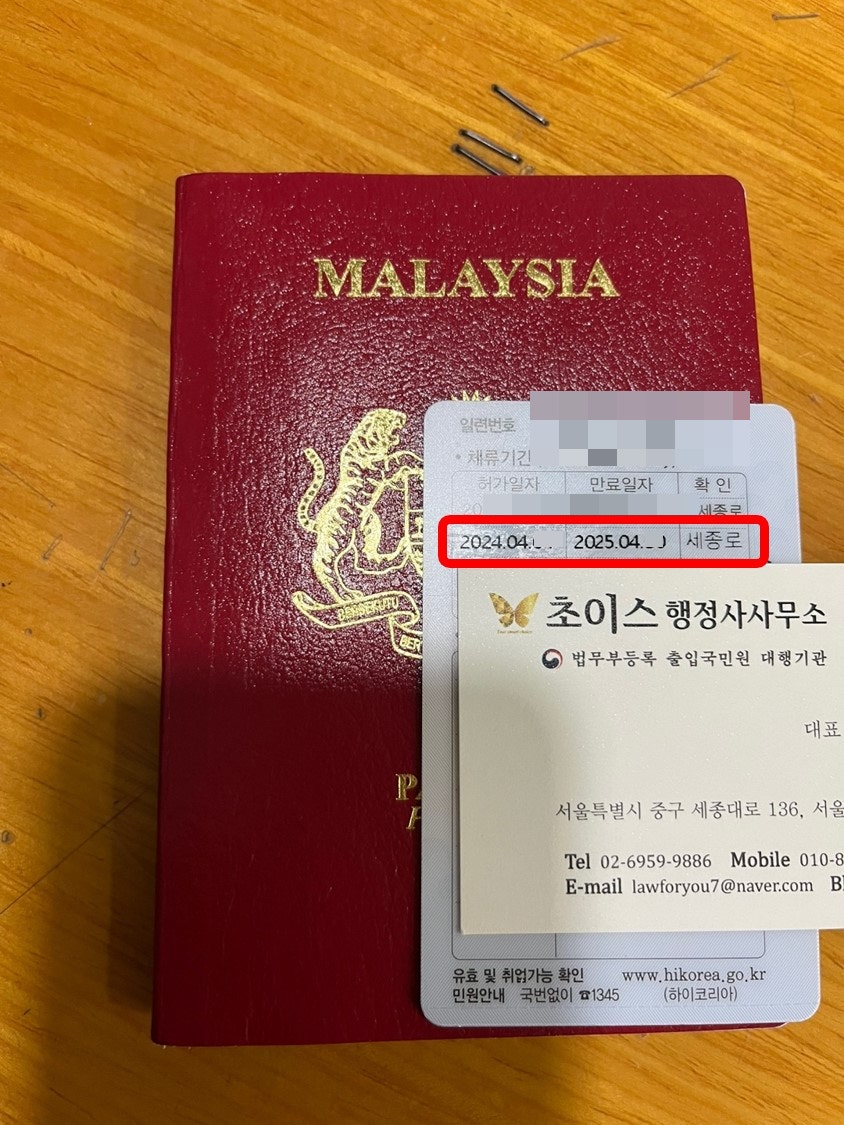 말레이시아 방송인 E6비자 연장 사례 12