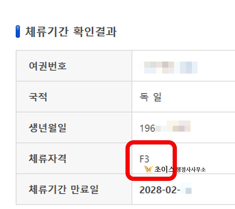 F1 F3 자격변경 F4 동반가족 사례 9