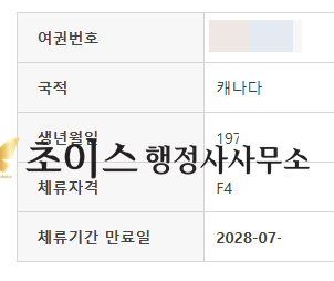 캐나다 시민권자 거소증 신청 사례 7