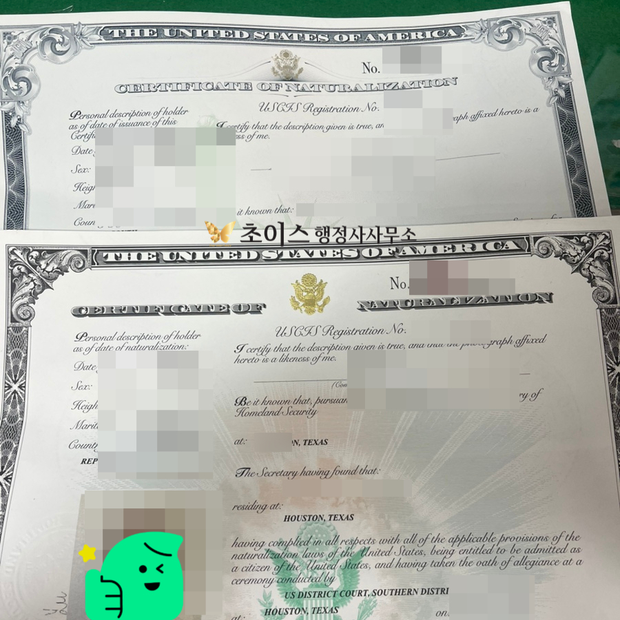 국적회복 절차 진행 사례 10