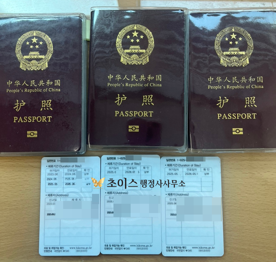 중국인 가수 E6비자 연장 사례 3