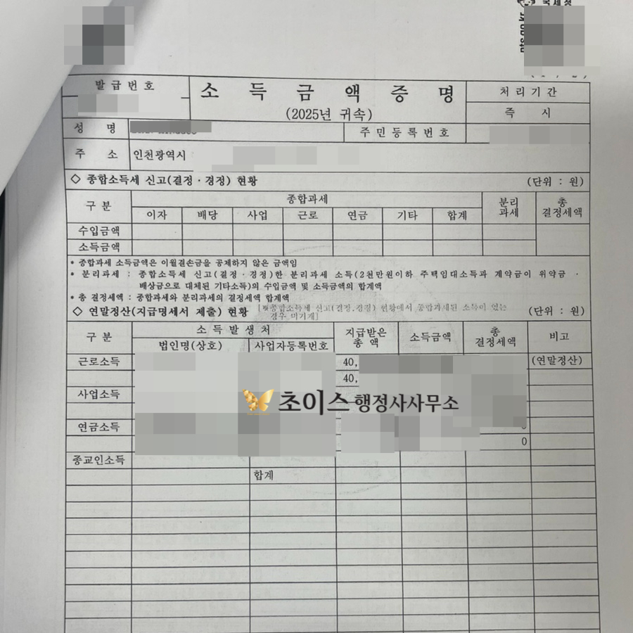 중국동포 F4비자 F5영주권 변경 사례 4